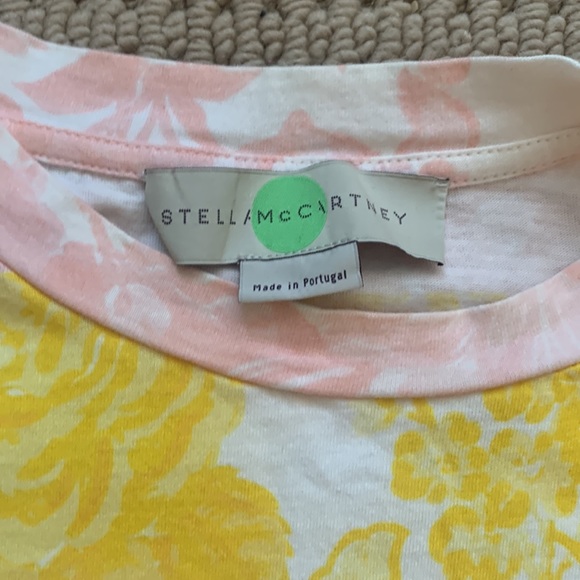 Stella McCartney floral T-shirt size small - Picture 2 of 5